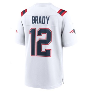 Tom Brady New England Patriots Nike Retired Game Jersey - White