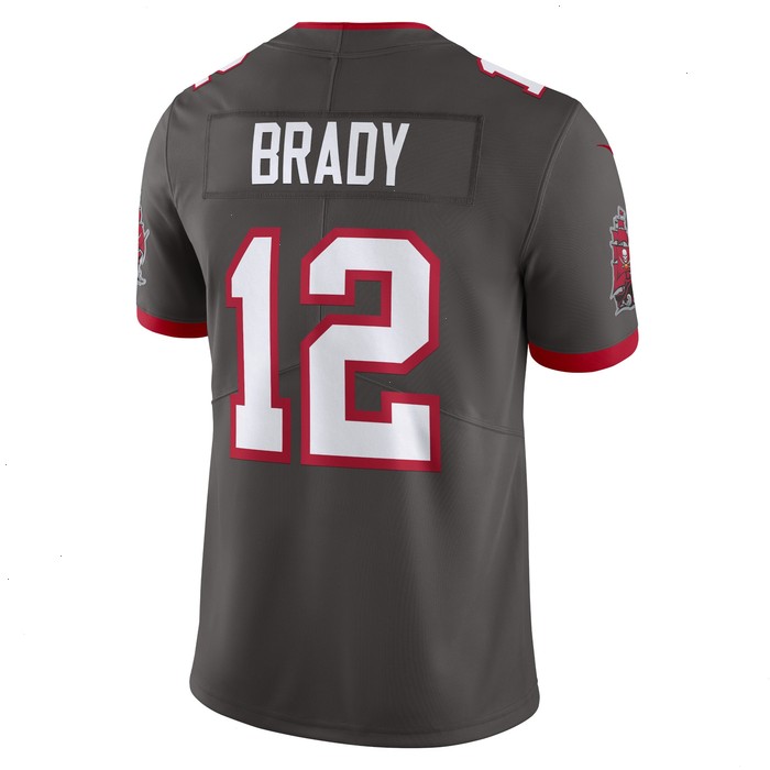 Tom Brady Tampa Bay Buccaneers Nike Alternate Vapor Untouchable Limited Jersey - Pewter