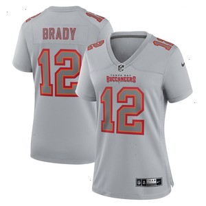 Tom Brady Tampa Bay Buccaneers Nike Women's Atmosphere Fashion Game Jersey - Gray