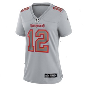 Tom Brady Tampa Bay Buccaneers Nike Women's Atmosphere Fashion Game Jersey - Gray