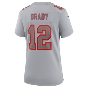 Tom Brady Tampa Bay Buccaneers Nike Women's Atmosphere Fashion Game Jersey - Gray