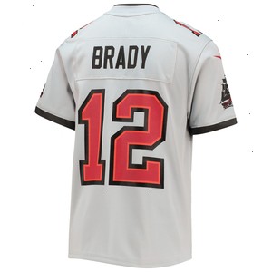 Tom Brady Tampa Bay Buccaneers Nike Youth Inverted Team Game Jersey - Gray