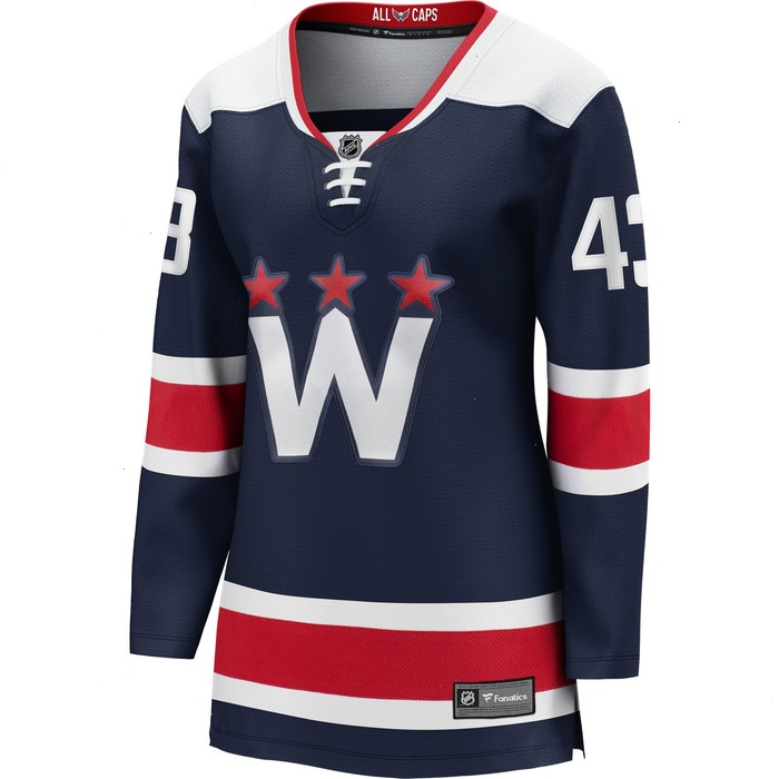 Tom Wilson Washington Capitals Fanatics Branded Women's Alternate 2020/21 Premier Breakaway Player Jersey - Navy