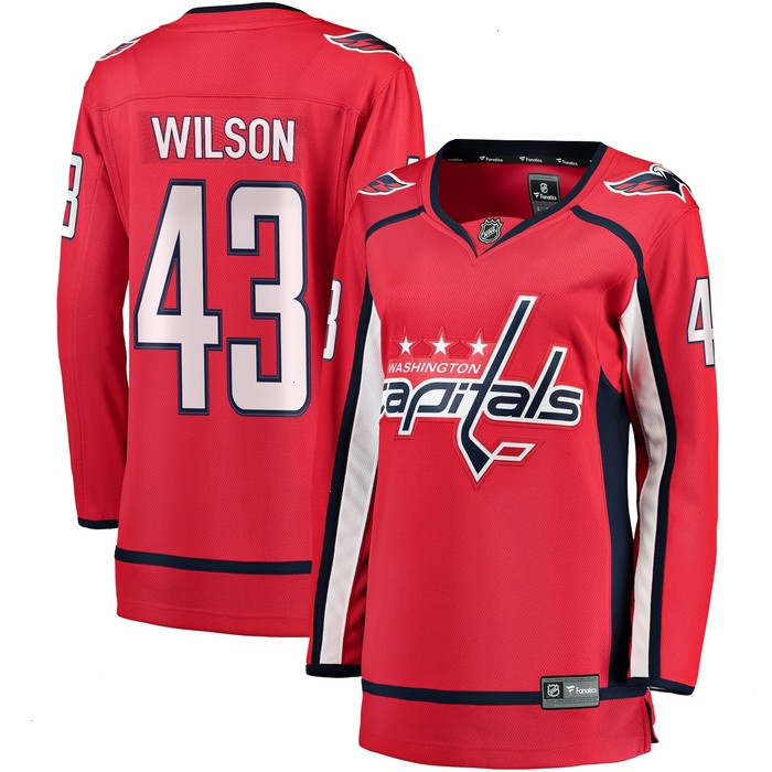 Tom Wilson Washington Capitals Fanatics Branded Women's Home Premier Breakaway Player Jersey - Red