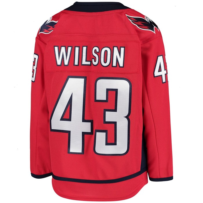 Tom Wilson Washington Capitals Youth Home Premier Player Jersey - Red