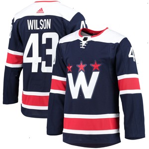 Tom Wilson Washington Capitals adidas Alternate Primegreen Authentic Pro Player Jersey - Navy