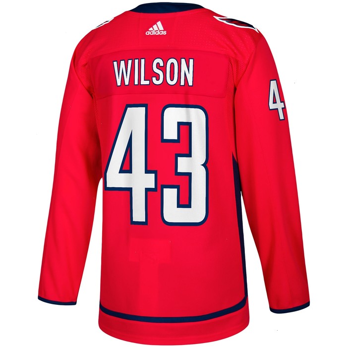 Tom Wilson Washington Capitals adidas Home Authentic Player Jersey - Red