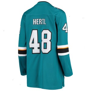 Tomas Hertl San Jose Sharks Fanatics Branded Women's Breakaway Home Team Player Jersey - Teal