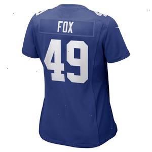 Tomon Fox New York Giants Nike Women's Game Player Jersey - Royal