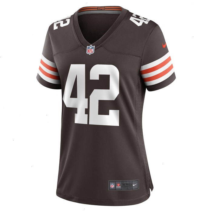 Tony Fields II Cleveland Browns Nike Women's Team Game Jersey - Brown