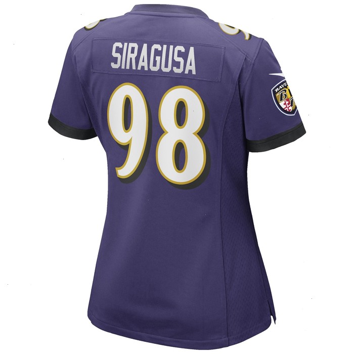 Tony Siragusa Baltimore Ravens Nike Women's Game Retired Player Jersey - Purple