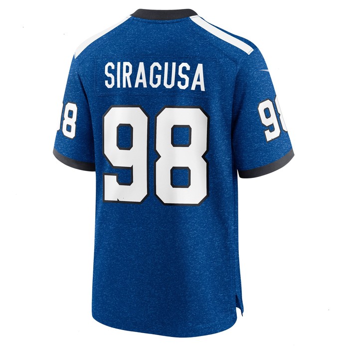 Tony Siragusa Indianapolis Colts Nike Indiana Nights Alternate Game Jersey - Royal