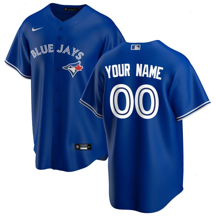 Toronto Blue Jays Nike Alternate Replica Custom Jersey - Royal