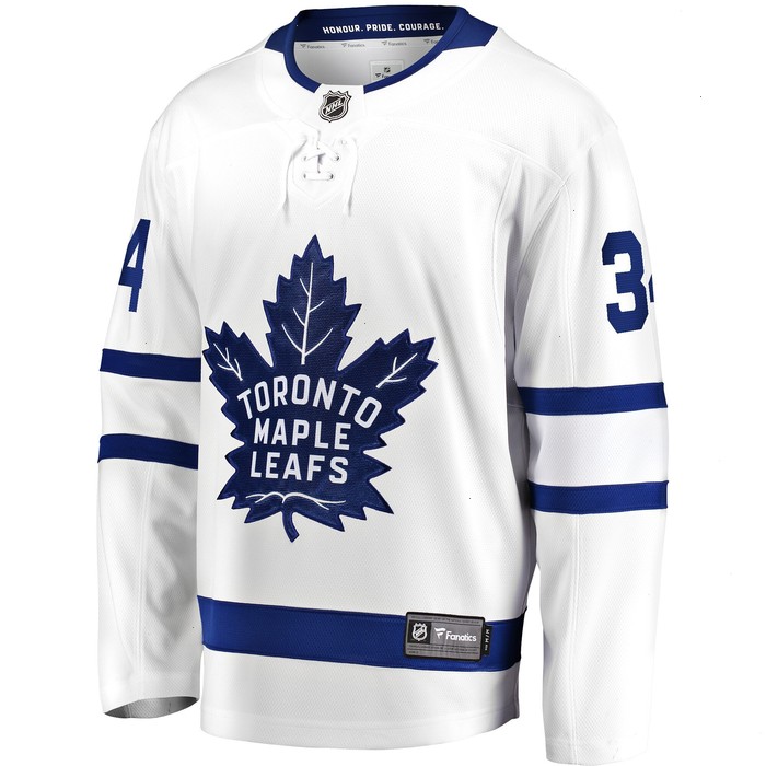 Toronto Maple Leafs Auston Matthews Fanatics Branded Away Premier Breakaway Player Jersey - White