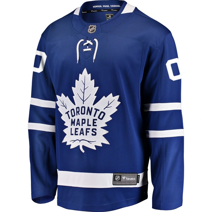 Toronto Maple Leafs Fanatics Branded Home Breakaway Custom Jersey - Blue