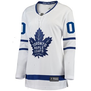 Toronto Maple Leafs Fanatics Branded Women's Away Breakaway Custom Jersey - White