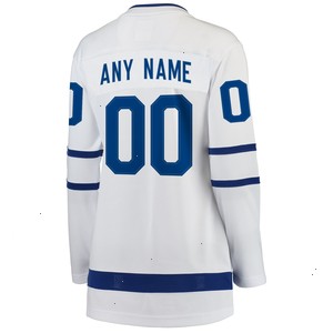 Toronto Maple Leafs Fanatics Branded Women's Away Breakaway Custom Jersey - White