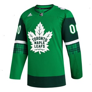 Toronto Maple Leafs adidas St. Patrick's Day Authentic Custom Jersey - Kelly Green