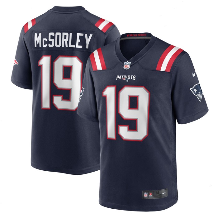 Trace McSorley New England Patriots Nike Game Player Jersey - Navy V1