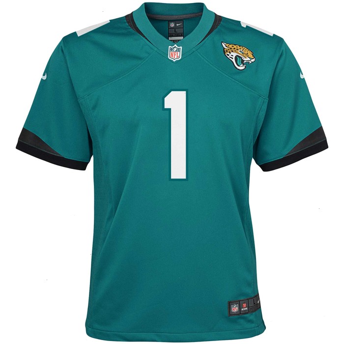 Travis Etienne Jacksonville Jaguars Nike Youth Game Jersey - Teal