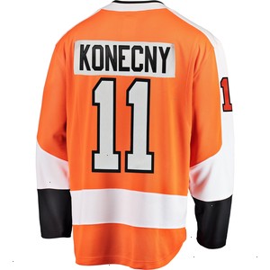 Travis Konecny Philadelphia Flyers Fanatics Branded Breakaway Player Jersey - Orange