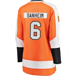 Travis Sanheim Philadelphia Flyers Fanatics Branded Women's Breakaway Player Jersey - Orange