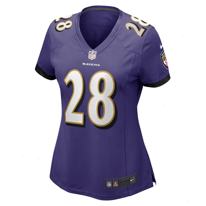 Trayvon Mullen Jr. Baltimore Ravens Nike Women's Team Game Jersey - Purple