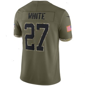 Tre'Davious White Buffalo Bills Nike 2022 Salute To Service Limited Jersey - Olive