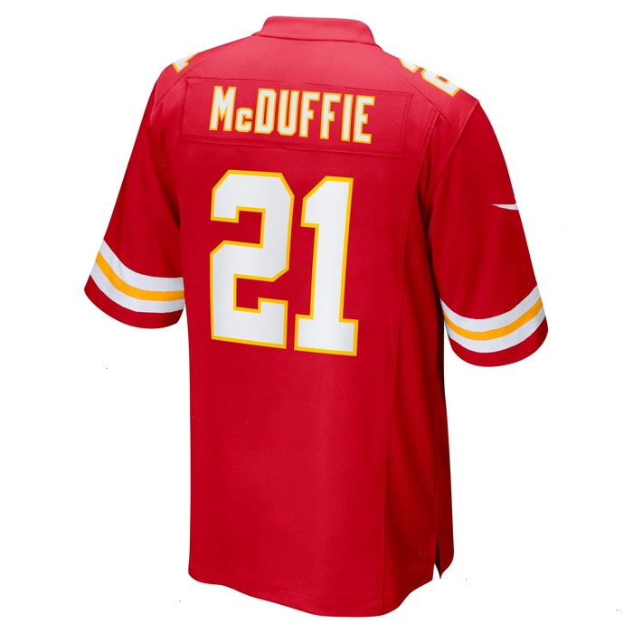 Trent McDuffie Kansas City Chiefs Nike Player Game Jersey - Red