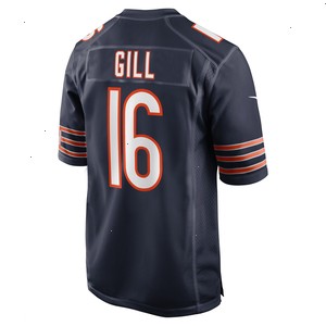 Trenton Gill Chicago Bears Nike Game Player Jersey - Navy