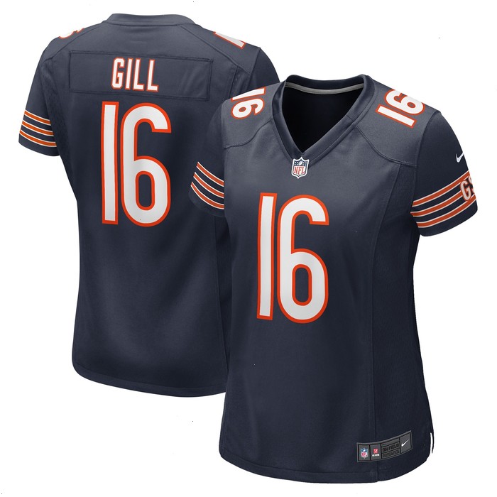 Trenton Gill Chicago Bears Nike Women's Game Player Jersey - Navy