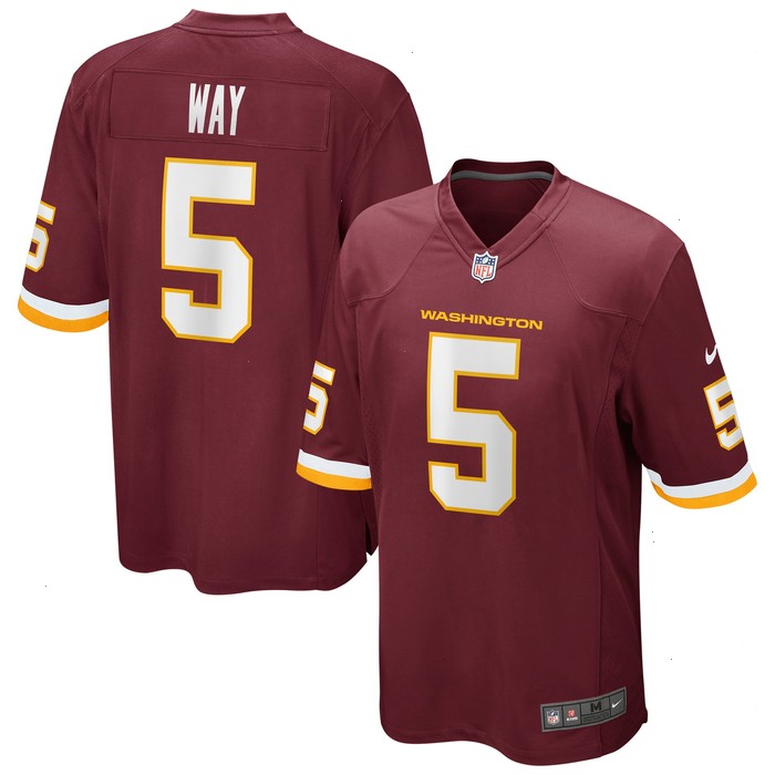 Tress Way Washington Football Team Nike Game Player Jersey - Burgundy