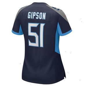 Trevis Gipson Tennessee Titans Nike Women's Team Game Jersey - Navy