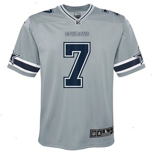 Trevon Diggs Dallas Cowboys Nike Youth Inverted Game Jersey - Silver