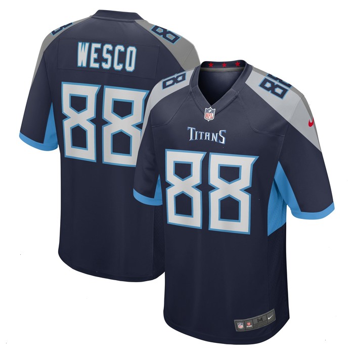 Trevon Wesco Tennessee Titans Nike Game Player Jersey - Navy