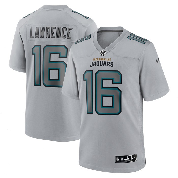 Trevor Lawrence Jacksonville Jaguars Nike Atmosphere Fashion Game Jersey - Gray