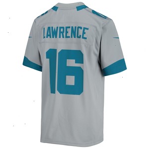 Trevor Lawrence Jacksonville Jaguars Nike Youth Inverted Team Game Jersey - Silver