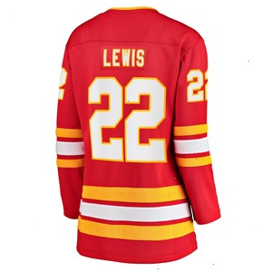 Trevor Lewis Calgary Flames Fanatics Branded Women's Home Breakaway Player Jersey - Red