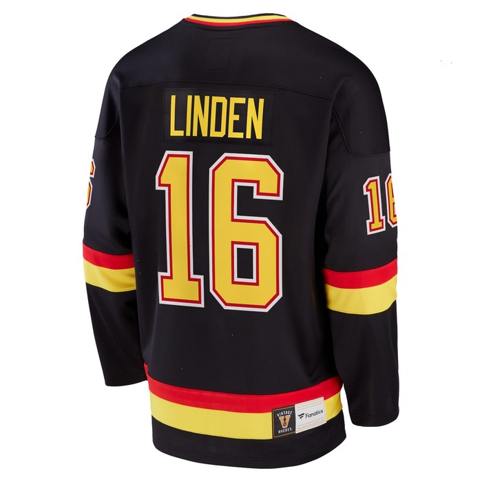 Trevor Linden Vancouver Canucks Fanatics Branded Breakaway Retired Player Jersey - Black