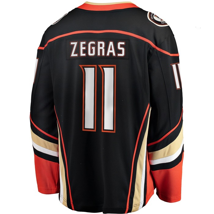 Trevor Zegras Anaheim Ducks Fanatics Branded Home Breakaway Player Jersey - Black