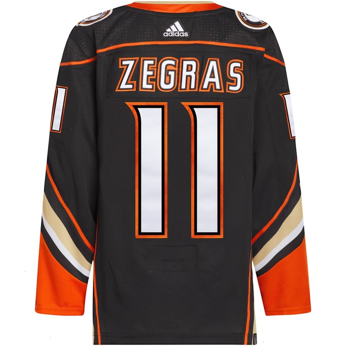 Trevor Zegras Anaheim Ducks adidas Home Primegreen Authentic Pro Player Jersey - Black