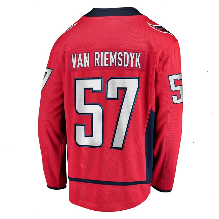 Trevor van Riemsdyk Washington Capitals Fanatics Branded Home Breakaway Jersey - Red