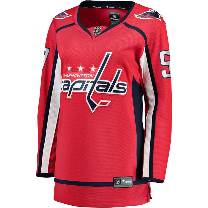 Trevor van Riemsdyk Washington Capitals Fanatics Branded Women's Home Breakaway Jersey - Red