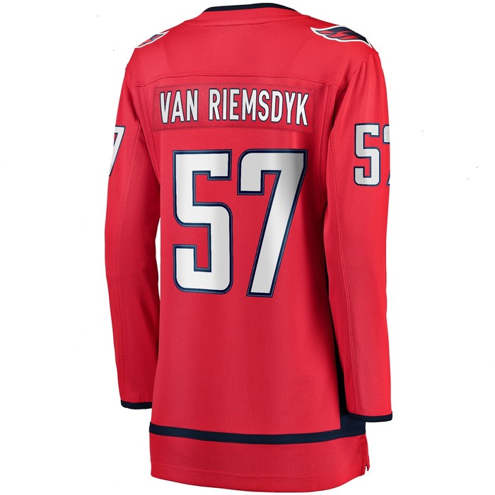 Trevor van Riemsdyk Washington Capitals Fanatics Branded Women's Home Breakaway Jersey - Red