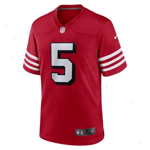 Trey Lance San Francisco 49ers Nike Alternate Game Jersey - Scarlet