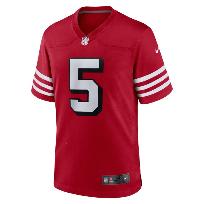 Trey Lance San Francisco 49ers Nike Alternate Game Jersey - Scarlet