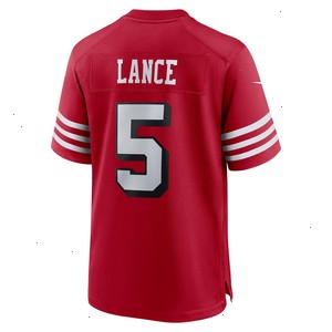 Trey Lance San Francisco 49ers Nike Alternate Game Player Jersey - Scarlet