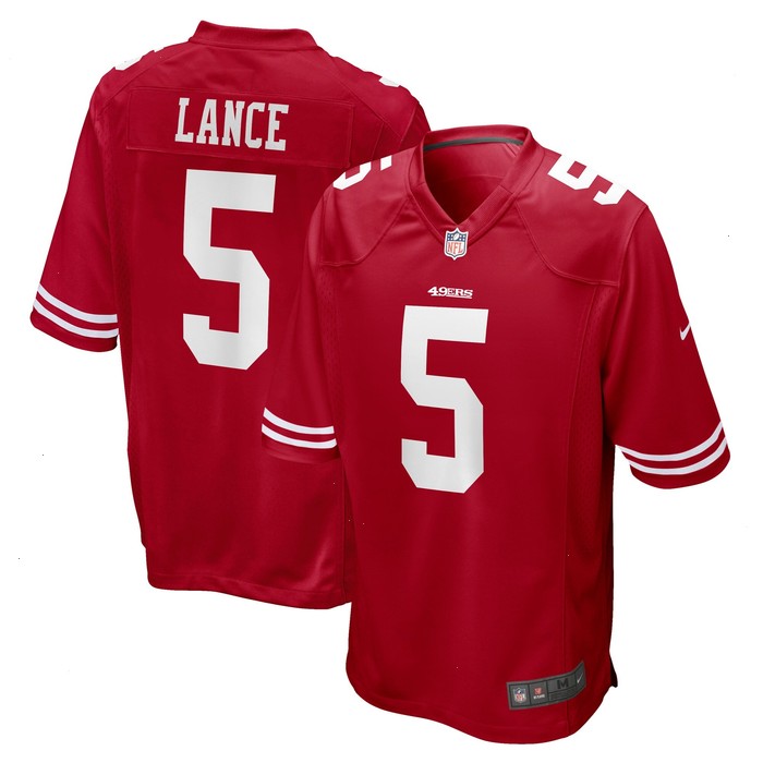 Trey Lance San Francisco 49ers Nike Game Jersey - Scarlet