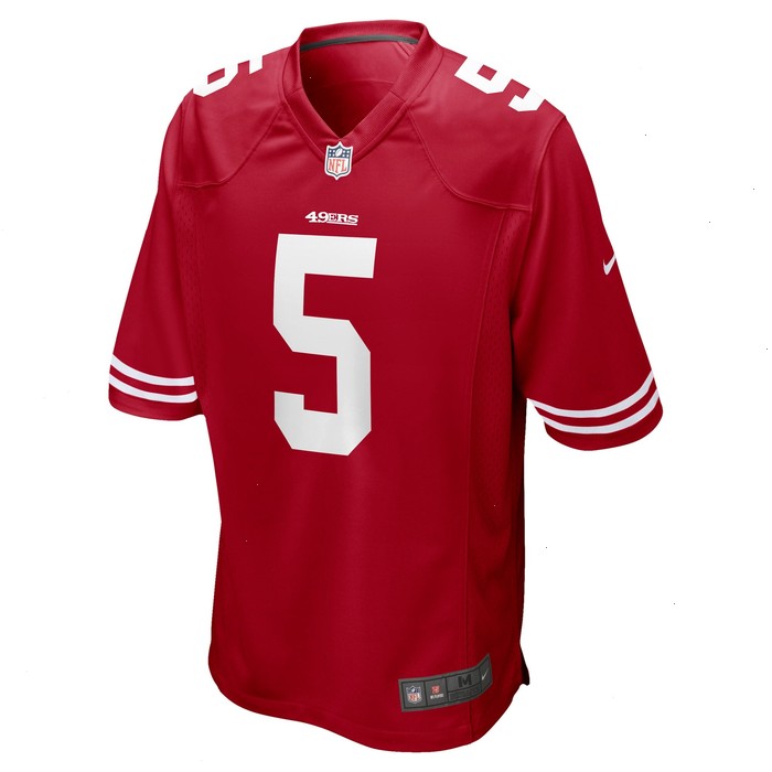 Trey Lance San Francisco 49ers Nike Game Jersey - Scarlet