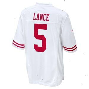 Trey Lance San Francisco 49ers Nike Game Jersey - White